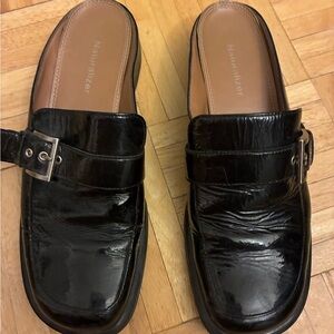 Naturalizer Glossy Black Women 7 1/2  Slip-On Loafers